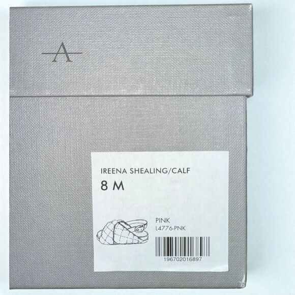 NWT in Box Aquatalia Ireena Shealing/Calf Fur Slippers with Dust Bag Size 8M - Picture 7 of 8